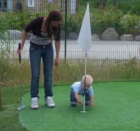 Minigolf in Denmark.