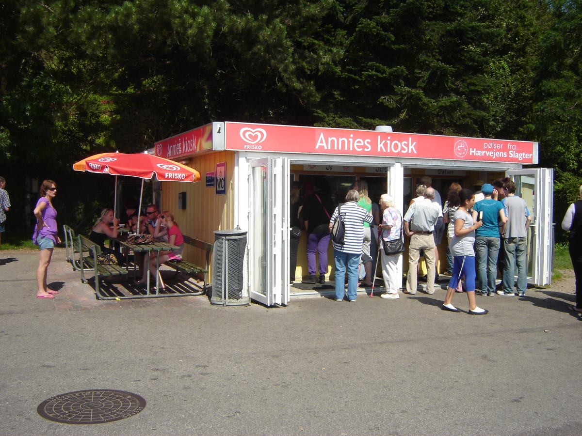 Annies Kiosk, Hot Dog stand at Sonderhav, Denmark